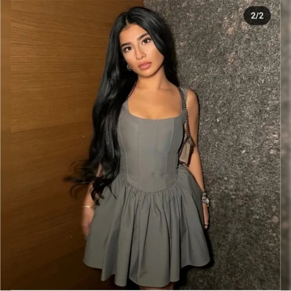 Zara ruched corset dress - Picture 4 of 9